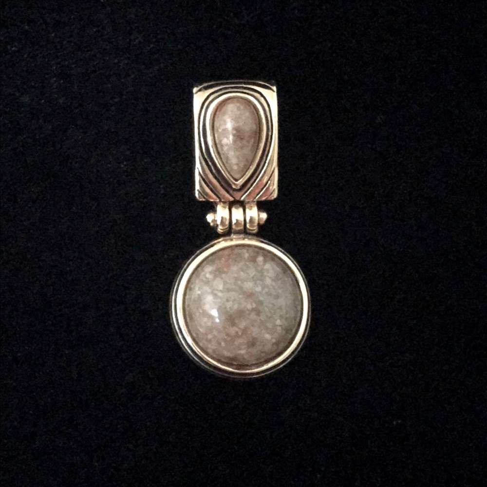 Lia Sophia Two Stone Pendant